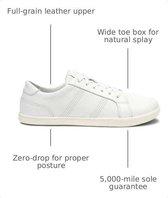 Image of Xero Shoes Men's Dillon Leather Barefoot Classic Sneaker