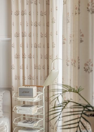 DrapePalette - Linen Blend Pinch Pleated Curtains for Living Room,