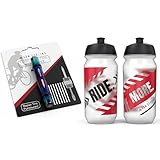 KOM Cycling Tire Repair Tool (Iridescent) + 2X Ride More Water Bottles