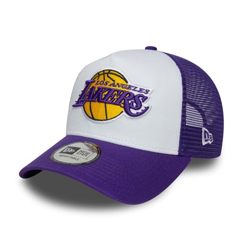 New Era A-Frame Trucker Cap - SIDEPATCH Los Angeles Lakers