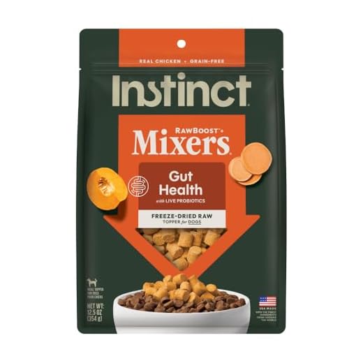 Instinct Raw Boost Mixers Freeze Dried Raw Dog Food Topper, Grain Free Dog Food Topper with Functional Ingredients 12.5 Ounce (Pack of 1)