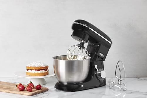 Haden 5L Stand Mixer - 1300W Heavy-Duty Kitchen Mixer with Dough Hook, Whisk & Mixer Blade Attachments, 6-Speed Control, Large Capacity Electric Stand Mixer for Bread, Cakes, and Home Baking - Image 5