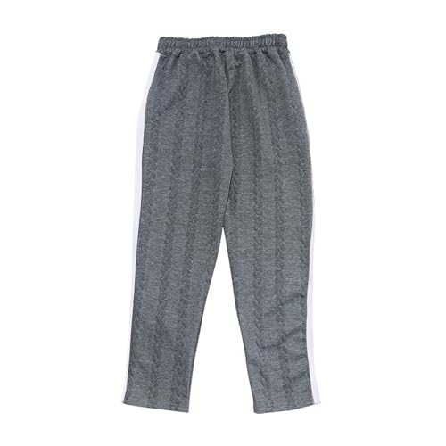 Pantalón Casual Hombre Relaxed-Fit Color Block Gris miniatura 3