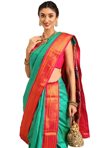 Varkala Silk Sarees paithani silk saree – image 2