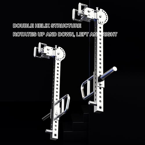 Edelstahl-Schiebearm für Kniebeugenständer, verstellbarer Winkel, robustes Fitness-Zubehör für Heim-Fitness-Workouts