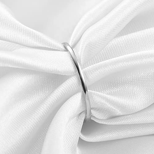 3 Pcs Stainless Steel Thumb Pinky rings Set for women men, Stackable Dainty Cute Gold/Silver Promise Engagement Wedding Bands Non Tarnish Size 5-104