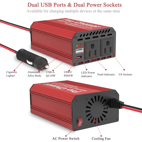Pro Chaser 400W Power Inverter