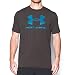Under Armour Men's Sportstyle Logo T-Shirt,Charcoal Medium Heat (019)/Blue Shift, Large