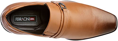 Sapato Slipper Ferracini Liverpool Masculino, Conhaque Claro, 39