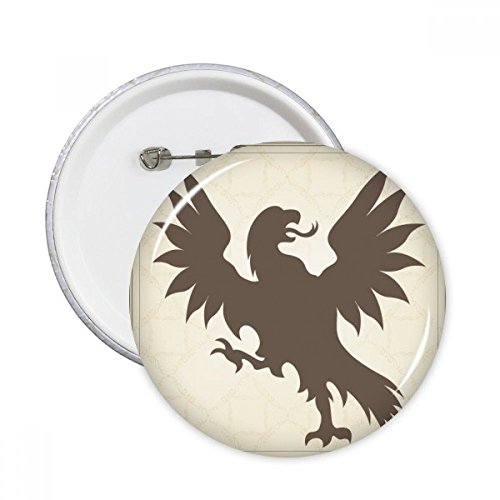 Pins Vautour Rond Lot de 5 Idée Cadeau Idéale pour Décoration L