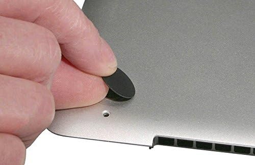 MMOBIEL 4X Rubber Case Feet pad with 10x Screws (2 Long and 8 Short) and Screwdriver Compatible with MacBook Air 11 and 13 inch A1370 A1369 A1465 A1466