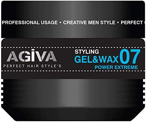 Agiva Hair Styling Gel & Wax 07 Extreme Hold Shiny Finish 24oz