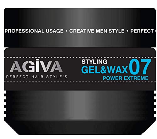 Agiva Hair Styling Gel & Wax 07 Extreme Hold Shiny Finish 24oz