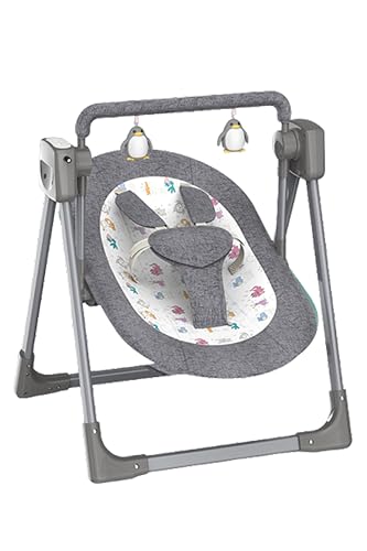 Baby Corp GentleNest Electric Baby Swing Cradle & Rocker | 5-Speed...