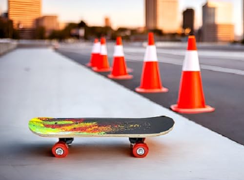 TS Playy® Premium Multicolor 17" x 5" Wood Skateboard - Durable, Lightweight, and Fun (B09FTG7XV7) Amazon Price History, Amazon Price Tracker