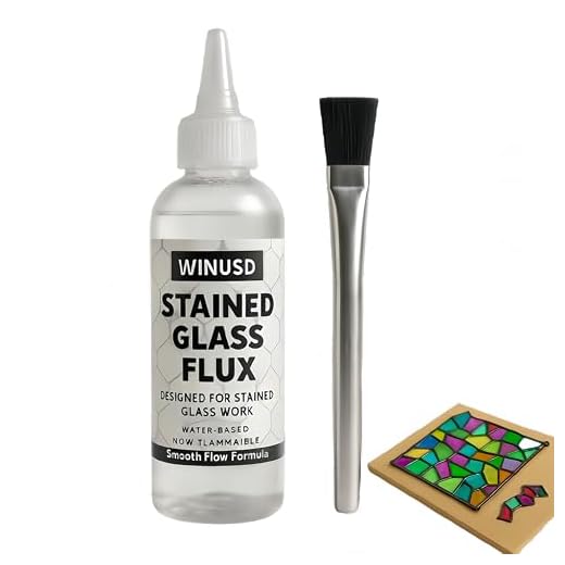 Water-Based Solder Flux for Stained Glass