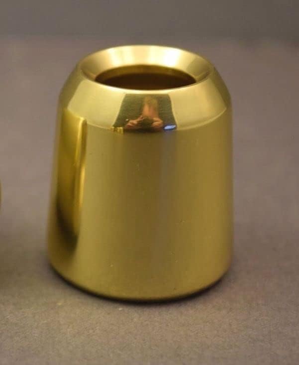 (1 Piece) Single Solid Brass Candle Follower, Candle Topper