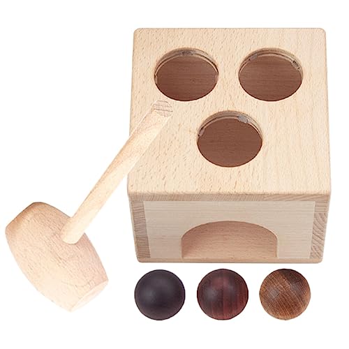 Toyvian Brinquedos De Bater Uma Bola Brinquedos De Martelo E Queda De Bola Brinquedos De Madeira Pun