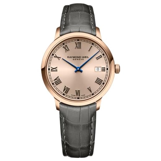 RAYMOND WEIL Reloj Analógico para Hombre de Cuarzo Suizo con Correa en Cuero 5485-PC5-00859