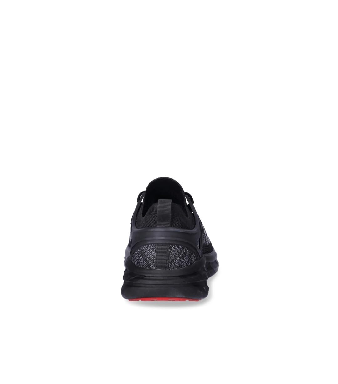 Big Boys Knit Athletic Sneakers Black