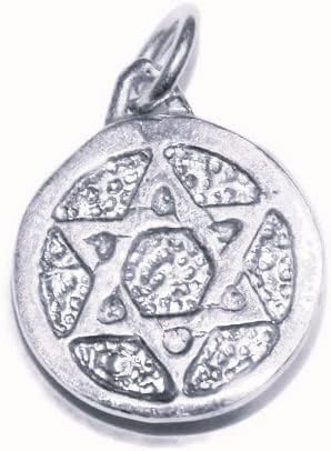 Moses with 10 Commandments Medalion .925 Sterling Silver