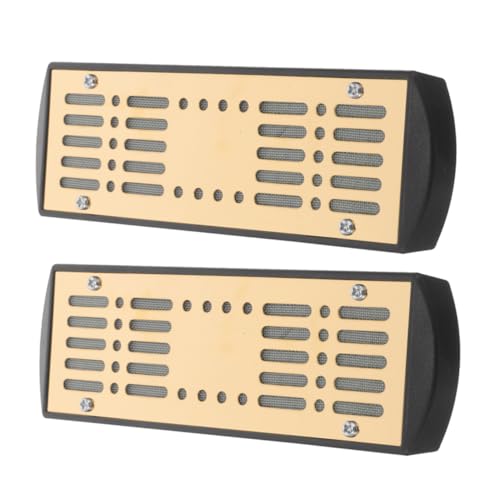 VILLFUL 2pcs Metal Surface Cigar Humidifier Tray with Humidity Control for Desktop and Travel Cigar Humidor Box Portable Moisture Keeper and Freshness Maintenance
