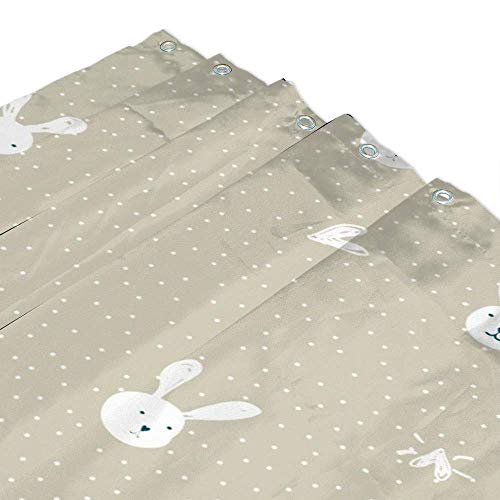 Rideau de douche lavable en machine polyester imperméable