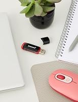 Intenso Business Line 8 GB USB-Stick USB 2.0 schwarz-rot – Ansicht 2