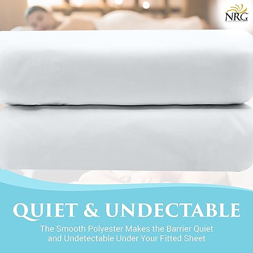 NRG Reusable Protective Massage Table Cover, 10-Pack - Waterproof Massage Bed Cover - Spa Bed Cover - Vinyl Massage Table Cover Fitted - Easily Wipes Clean Between Clients - Machine Washable - Thumbnail 5