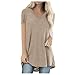 Damen T-Shirt Blumen V Ausschnitt Sommer Oberteil Casual Lose Übergröße Tuniken Tops Für Frauen Longshirt Oversize Bluse Kurzarm Sexy Tank Tops Female Teenager Mädchen Tshirt