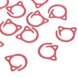 Colore: Rosso; Materiale: Metallo; Dimensioni: 1.7x1.7x1 cm / 0.7x0.7x0.4 pollici (L*P*H); Lista Imballaggio: 12 x Segnapunti Per Uncinetto