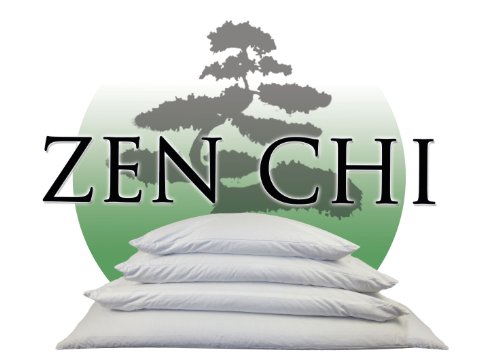 ZEN CHI Organic Queen Size Buckwheat Pillow for Sleeping (20\"X30\") w Natural Cooling Technology and All Cotton Cover w Organic Buckwheat Hulls - Thumbnail 2