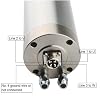 800W 220V ER11 65MM Water-cooled Spindle Motor Kit, with ER11 Collet Nut and 4 Bearings, Speed 24000RPM 400Hz, for CNC Engraving Milling Machine