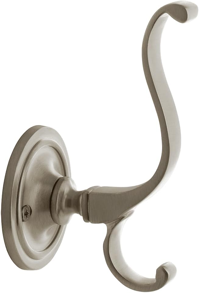 Nostalgic Warehouse Plain Coat Hook, Satin Nickel