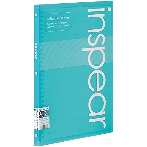 マルマン ルーズリーフ バインダー A4 インスピア 30穴 ブルー F485-02