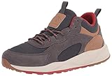 Columbia Men's Pivot Mid Waterproof Hiking Shoe, Dark Grey/Rust Red, 10.5 Wide