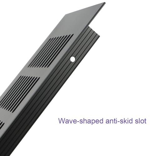 Grille d'aération carrée en aluminium de 150 mm avec quatre vis pour meuble - 5