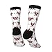 YECHUANLURE Draw a Biohazard Risk Symbol Unisex socks Unique mid calf socks Outdoor casual sports sock 3 Black