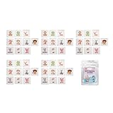 OKOVO 50 Stück Töpfchen-Trainingsaufkleber, farbwechselnde Anreizaufkleber für Kinder, Tierbelohnungsaufkleber