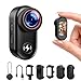 CAMWORLD 4K Mini Body Camera with 64GB Card, WiFi Thumb Action Camera with 1.47" Screen, Magnetic Mount Wearable POV Cameras for TikTok YouTube Vlogging, Motorcycle