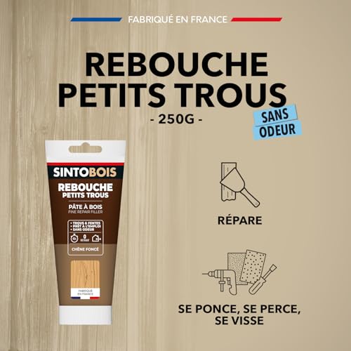 SINTO Pâte à bois chêne foncé 250g – vue 2