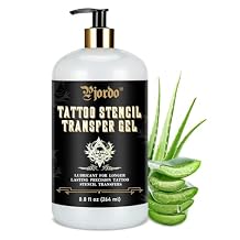 Pjordo Tattoo Stencil Transfer Gel Solution for Transfer Stickers Paper, Tattoo Supplies Accessories for Tattoo Artists & Beginners