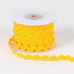 Amazon.com: Light Gold Ric Rac Trim 10mm - 25 Yards (MJ's Crafts & More ...