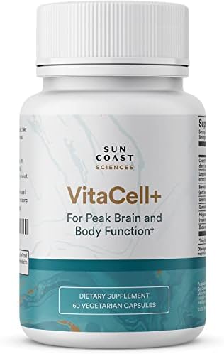 Vitacell+ Longvida Optimized Liposomal Curcumin Capsules - Clinically Tested Ingredients for Improved Joint Support, Higher Energy & Brain Fog Relief – Quercetin, Resveratrol, Boswellia Serrata & More