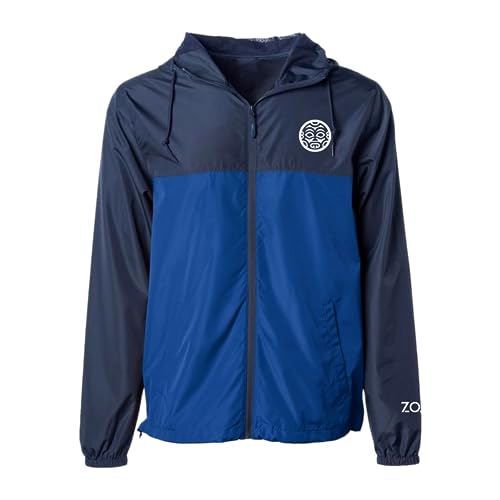 ZOA Mask Unisex Windbreaker Jacket (as1, alpha, s, regular, regular, Navy/Blue)