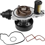 11518638026 Engine Coolant Water Pump Assembly with Gasket + Water Pump Seat Compatible with BMW B48 120i 220i 320i 420i 525i 630i F20 F30 F32 G30 G11 G01 X3 X4 320i 330i 520i, Replace 11517644809