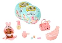 MGA’s Miniverse Make It Mini Real Baby Nurture 2 Pack - Baby Care-Themed Mini Collectables with Mini Babies and Accessories, 8 Styles to Collect, For Ages 8+