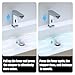 2pcs Sink Drain Parts, Pop-Up Center Stopper Assembly & Pivot Rod Replacement with Raw Material Belt Lavatory Bathroom Sink Drain Repair Kit Pin Compatible with Price Pfister & Popular Band