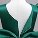 NNJXD Princess Girl Birthday Party Dress Bowknot Kids Dresses Flower Wedding Gown 2070 Green (6Y) 5-6 Years