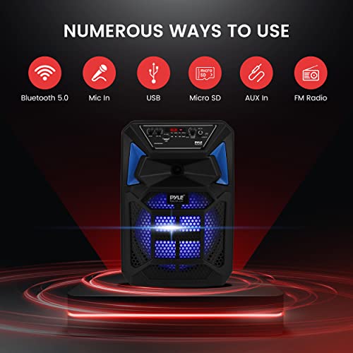 image for Pyle Portable Bluetooth PA Speaker System - 400W Outdoor Bluetooth Spe